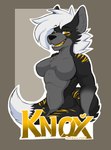 anthro breasts featureless_breasts female knox_(hyena) looking_at_viewer nude open_mouth solo wide_hips heatzone hyena mammal hi_res