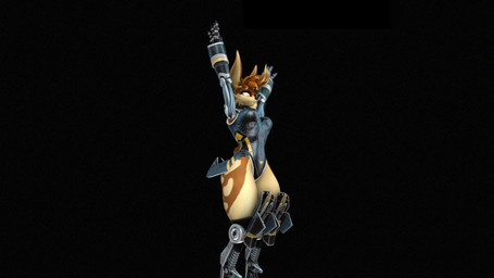 big_breasts bouncing_breasts bouncing_tail breasts brown_body brown_fur cybernetic_arm cybernetic_leg cybernetic_limb female fur hammer smile solo tail tail_motion tan_body tan_fur thick_thighs tools weapon severalbaps warfaremachine_(modeler) holly_zanzibar warfare_holly lagomorph leporid mammal rabbit 16:9 3d_(artwork) 3d_animation 4k absurd_res animated digital_media_(artwork) hi_res high_framerate no_sound short_playtime video widescreen