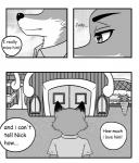 anthro canid canine comic dialogue disney english_text fox fur hi_res male mammal nacchan96 nick_wilde red_fox text true_fox zootopia