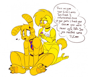 <3 blue_eyes bubble_kitten17 chica_(fnaf) dialogue female five_nights_at_freddy's male pink_eyes sitting springtrap_(fnaf) text
Rating: Safe
Score: 2
User: LoveIsThePrice
Date: March 03, 2015 <3 blue_eyes bubble_kitten17 chica_(fnaf) dialogue female five_nights_at_freddy's male pink_eyes sitting springtrap_(fnaf) text
Rating: Safe
Score: 2
User: LoveIsThePrice
Date: March 03, 2015