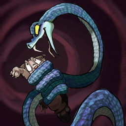 anthro blue_body blue_scales coiling coiling_around_arm coiling_around_body constricted duo fangs feral fur grey_body grey_fur imminent_vore male pointy_ears revenge scales scared teeth thedurrlord disney zootopia gary_de'snake pawbert_lynxley canada_lynx felid feline lynx mammal pit_viper reptile scalie snake viper 1:1 hi_res
