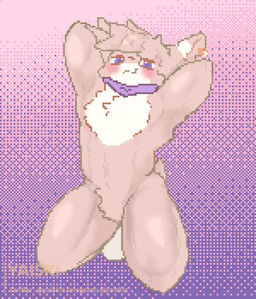 anthro blush checkered checkered_background ear_piercing ear_ring fur hair male muscular muscular_anthro muscular_male pattern_background piercing pixelated purple_scarf ring_piercing scarf simple_background solo tail text yaiski asian_mythology chinese_mythology east_asian_mythology fabulous_beasts mythology tuye_(fabulous_beasts) lagomorph leporid mammal moon_rabbit rabbit digital_media_(artwork) english_text hi_res pixel_(artwork)