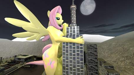animal_genitalia anthro anthrofied balls big_balls breasts cutie_mark erection feathered_wings feathers genitals gynomorph hyper intersex macro nude penis solo wings yellow_body yellow_feathers gmodpon-e friendship_is_magic hasbro my_little_pony mythology fluttershy_(mlp) equid equine mammal mythological_creature mythological_equine pegasus 16:9 3d_(artwork) digital_media_(artwork) source_filmmaker_(artwork) widescreen