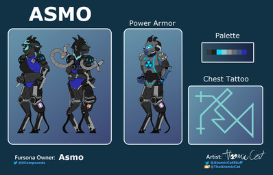 4_eyes anarchist anthro armor black_body black_fur black_hair black_sclera blade blue_body blue_eyes blue_fur blue_hair breasts claws clothing crop_top cybernetic_leg cybernetic_limb cybernetics exposed_muscle female fur glowing glowing_eyes hair hazard_symbol highlights_(coloring) hooves inner_ear_fluff lesbian_pride_colors lgbt_pride machine mask multi_eye pan_lesbian_pride_colors power_armor pride_color_bodypaint pride_colors radiation_symbol radioactive robotic_arm shirt solo symbol synthetic synthetic_muscles tentacles text topwear transgender_pride_colors tuft atomic_cat bovid caprine cyborg goat mammal 14:9 2022 absurd_res blue_theme english_text hi_res model_sheet trans_(lore) trans_woman_(lore)