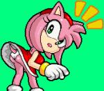 accessory amy_rose anthro backless_clothing backless_dress bent_over biped clothed clothing dress eulipotyphlan eyelashes female footwear gloves green_eyes hair_accessory hairband handwear hedgehog looking_back mammal open_mouth panties sega shoes simple_background solo sonic_the_hedgehog_(series) sonictopfan surprise underwear upskirt white_clothing white_panties white_underwear