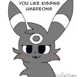 ambiguous_gender blush bodily_fluids drooling genitals imminent_oral imminent_sex male penis saliva sniffing friedxgold unfurgivable boy_kisser_(meme) nintendo pokemon eeveelution generation_2_pokemon generation_6_pokemon pokemon_(species) sylveon umbreon animated digital_media_(artwork) meme pixel_(artwork) pixel_animation