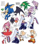 alternate_species anthro big_breasts blue_body breasts cleavage clothed clothing dress female footwear gloves group handwear male membrane_(anatomy) membranous_wings pink_body pink_skin red_clothing red_dress simple_background smile text white_background white_body wings huhermm sega sonic_riders sonic_the_hedgehog_(series) amy_rose blaze_the_cat cream_the_rabbit jet_the_hawk rouge_the_bat sonic_the_hedgehog domestic_cat echidna eulipotyphlan felid feline felis lagomorph leporid mammal monotreme rabbit english_text hi_res