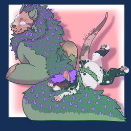 anthro blush bondage_harness duo ear_blush glomp hypnotic_eyes male male/male pawpads vine_bondage darlingsocks human_domestication_guide affini humanoid hybrid mammal murid murine rat rodent 1:1 alpha_channel hi_res trans_(lore) trans_man_(lore)