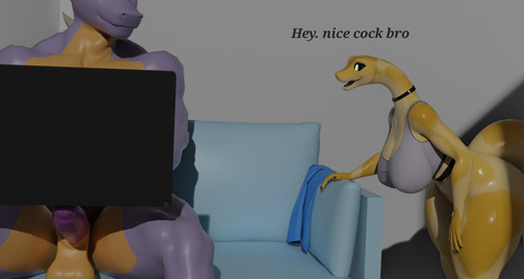anthro balls big_breasts breasts clothed clothed/nude clothing duo erection female genitals humanoid_genitalia humanoid_penis male male/female nude penis text professional_yapper vulgarvictor_(modeler) mythology lilly_(vulgarvictor) dragon mythological_creature mythological_scalie reptile scalie snake 3d_(artwork) digital_media_(artwork) english_text hi_res