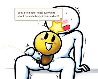 anthro balls blush bodily_fluids clothing cum dialogue drooling duo ejaculation erection exclamation_point eyelashes featureless_feet feet female foot_fetish foot_play footjob footwear footwear_only genital_fluids genitals glans larger_male looking_at_another looking_at_partner male male/female mostly_nude motion_lines nude_male on_lap open_mouth penile penis plantigrade question_mark saliva sex shaking shoejob shoes shoes_only simple_background sitting sitting_on_lap size_difference smaller_female smile speech_bubble sweat text thigh_sex trembling two-footed_footjob vein veiny_penis white_background white_balls white_body white_glans white_penis yellow_body anonymous_artist mario_and_luigi_(series) mario_bros nintendo anon starlow human mammal waddling_head digital_media_(artwork) english_text