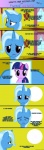 bottle container dialogue female horn looking_at_viewer sad simple_background text navitaserussirus friendship_is_magic hasbro my_little_pony mythology tumblr trixie_(mlp) equid equine mammal mythological_creature mythological_equine unicorn absurd_res comic english_text hi_res url