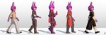 anthro armor biped bottomwear clothed clothing fingers gloves hair handwear headgear helmet male pants purple_hair shadow tail yukein daft_punk lagomorph leporid mammal rabbit absurd_res hi_res