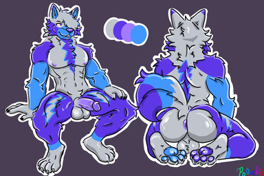 anthro bodily_fluids drooling exercise genital_fluids genitals male male/male musk paws penis precum saliva smelly solo sweat workout po0ochie bovid caprine goat mammal succubus 3:2 hi_res