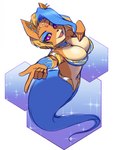 anthro big_breasts breasts cleavage clothed clothing ear_piercing female geniefied navel navel_piercing piercing solo wide_hips snow-mishibari activision crash_bandicoot_(series) pirate_tawna genie hi_res