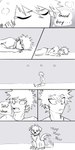 alternate_species bodily_fluids collar dialogue duo feral feralized fur furrification good_boy male tail tail_motion tailwag tears text waking_up pretty_werewolf my_hero_academia katsuki_bakugou canid canine canis domestic_dog human mammal 1:2 absurd_res comic english_text greyscale hi_res monochrome