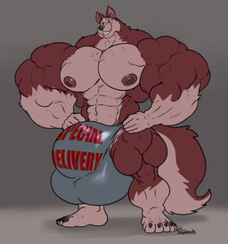 5_fingers 5_toes abs anthro anthrofied areola barazoku biceps big_bulge big_muscles big_nipples big_pecs biped black_claws black_eyebrows black_nose black_toe_claws brown_areola brown_nipples bulge claws clothed clothed_anthro clothed_male clothing countershade_face countershade_fur countershade_legs countershade_neck countershade_tail countershade_torso countershading deltoids detailed_bulge eyebrows feet fingers fur gloves_(marking) grey_background grey_clothing grey_underwear grin grinning_at_viewer hands_on_own_hips huge_bulge huge_muscles humanoid_feet humanoid_hands hyper hyper_bulge hyper_muscles leg_markings looking_at_viewer male male_anthro manly markings multicolored_body multicolored_fur muscular muscular_anthro muscular_arms muscular_male muscular_thighs navel nipples pecs pink_inner_ear plantigrade quads red_body red_eyes red_fur simple_background smile smiling_at_viewer socks_(marking) solo standing tail teeth text text_on_clothing text_on_underwear three-quarter_view toe_claws toes topless topless_anthro topless_male trapezius triceps two_tone_body two_tone_fur two_tone_tail underwear underwear_only white_body white_countershading white_feet white_fur white_hands uniparasite balto_(series) universal_studios kodiak_(balto) canid canine canis domestic_dog husky mammal nordic_sled_dog spitz digital_drawing_(artwork) digital_media_(artwork) english_text flat_colors full-length_portrait hi_res portrait signature