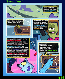 alternative_fashion anthro bodily_fluids car clothed clothed_anthro clothed_female clothing ear_fins electronics eyelashes female fin goth hair hair_over_eye lips markings mole_(marking) moody nervous nervous_sweat radio red_eyes resting_bitch_face sharp_teeth short_hair solo sweat teeth text thick_lips vehicle yellow_sclera somescrub nickelodeon spongebob_squarepants annie_soapsuds anglerfish aquatic fish absurd_res comic english_text hi_res