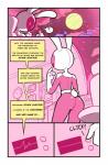 5_fingers armor border breasts butt clothing dialogue female fingers flying gloves handwear headgear helmet rear_view scut_tail short_tail space spacecraft tail text tight_clothing uniform vehicle white_border miscon pinku_(miscon) lagomorph leporid mammal rabbit 2018 absurd_res comic digital_media_(artwork) english_text hi_res