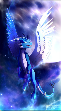 black_border border claws detailed_background feathered_wings feathers feral horn smile solo spines tail white_body white_feathers wings skaydie mythology dragon feathered_dragon feathered_scalie mythological_creature mythological_scalie scalie 2015 digital_media_(artwork)