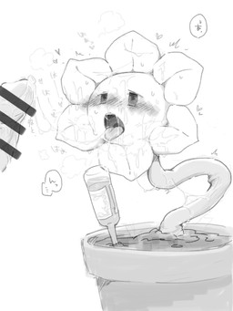 after_sex ahegao alcohol ambiguous_gender bedroom_eyes beverage blush bodily_fluids censor_bar cum cum_on_face cum_string drunk duo flower genital_fluids genitals half-closed_eyes heart_symbol humanoid_genitalia humanoid_penis ineffective_censorship looking_pleasured male male/ambiguous messy narrowed_eyes not_furry open_mouth oral penis plant plant_pot potted_plant pottery seductive substance_intoxication tongue tongue_out wine locket_pumi undertale undertale_(series) flowey_the_flower elemental_creature flora_fauna human mammal 3:4 censored hi_res monochrome sketch