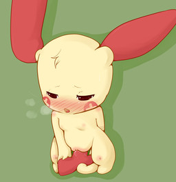 anthro autopenetration blush bodily_fluids female flat_chested fur genital_fluids genitals loli looking_pleasured masturbation open_mouth penetration red_body solo tail tail_fetish tail_in_own_pussy tail_in_vagina tail_insertion tail_masturbation tail_play vaginal vaginal_fluids vaginal_masturbation vaginal_penetration vulva yellow_body yellow_fur young young_anthro young_female etard nintendo pokemon generation_3_pokemon plusle pokemon_(species)