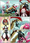 anax_(grimart) bisharp blood bodily_fluids comic death evolving generation_5_pokemon generation_9_pokemon grimart haxorus imminent_death killing nintendo pawniard pokemon pokemon_(species) prometheus_(grimart) size_difference text thoughts tinkaton tinkatuff white_text