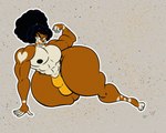 afro anthro big_bulge biped bulge detailed_bulge flexing gynomorph gynomorph_anthro heart_symbol huge_bulge huge_thighs hyper hyper_thighs intersex intersex_anthro lips muscular muscular_anthro muscular_gynomorph muscular_intersex solo thick_lips thick_thighs marc_acrylic venus_(jacky_arts) felid feline mammal hi_res