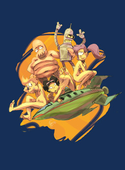 asian barefoot eyewear feet female group hair machine male nude planet_express_ship purple_hair smile sunglasses edtropolis comedy_central futurama amy_wong bender_bending_rodríguez doctor_zoidberg philip_j._fry turanga_leela alien aquatic arthropod crustacean cyclops decapodian_(futurama) human mammal robot absurd_res alpha_channel hi_res