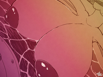 anthro big_breasts breasts cleavage clothed clothing female huge_breasts hyper hyper_breasts nipples nude partially_submerged poolside solo swimming_pool water snapps reptile scalie snake 4:3 hi_res