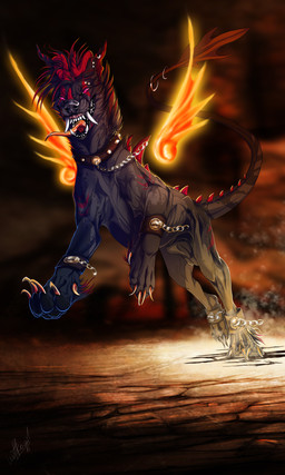 4_toes balls claws feet feral genitals hair horn male open_mouth red_hair solo tail teeth toes tongue wolfroad mythology canid canine dragon hybrid mammal mythological_creature mythological_scalie scalie 2015 3:5 absurd_res digital_media_(artwork) hi_res