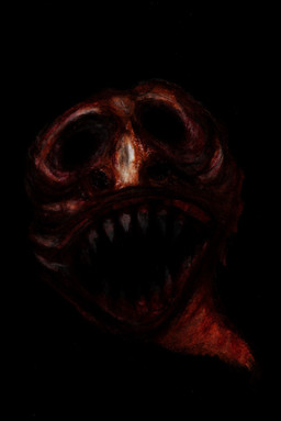 ambiguous_gender anthro bilemirth darkness empty_eyes looking_at_viewer nightmare_fuel solo teeth unhappy893 mythology charcoal animal_humanoid dragon humanoid mythological_creature mythological_scalie scalie scalie_humanoid absurd_res bust_portrait hi_res portrait traditional_media_(artwork)