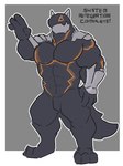 3_toes 4_fingers after_transformation black_body feet fingers goo_suit male muscular solo text toes transformation harewolf126_(artist) deltacatalyzer symbiote 2021 digital_media_(artwork) english_text