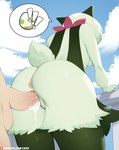 absurd_res anthro anus balls biped bodily_fluids breasts butt cum cum_drip cum_in_pussy cum_inside dripping female female_penetrated fur generation_9_pokemon genital_fluids genitals green_body hi_res human human_on_anthro humanoid_genitalia humanoid_penis impregnation_request interspecies luxurias male male/female male_penetrating male_penetrating_female mammal medium_breasts meowscarada nintendo penetration penile penile_penetration penis penis_in_pussy pokemon pokemon_(species) pokephilia pussy rear_view sex vaginal vaginal_penetration