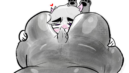 anal anthro ball_lick balls bodily_fluids broken_horn butt butt_grab duo eye_roll feet genitals hand_on_butt heart_symbol horn licking male male/male oral rimming rimming_male sex sweat tail tongue wobbling airorm ramiro21 bovid caprine deer goat mammal