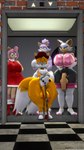 anthro big_breasts bottomwear breasts clothed clothing elevator genitals group gynomorph intersex legwear looking_at_viewer male open_bottomwear open_clothing open_pants pants penis size_difference smaller_male thigh_highs kabalmystic_(artist) ok_bruh animan_studios axel_in_harlem sega sonic_the_hedgehog_(series) warfare_machine amy_rose blaze_the_cat miles_prower rouge_the_bat warfare_amy warfare_blaze warfare_rouge bat canid canine domestic_cat eulipotyphlan felid feline felis fox hedgehog mammal 3d_(artwork) 9:16 digital_media_(artwork) hi_res meme source_filmmaker_(artwork)