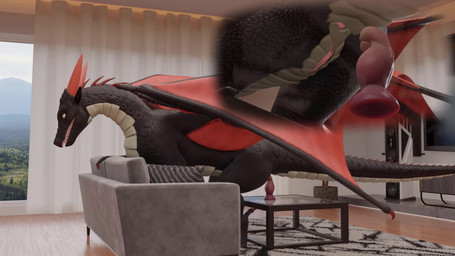 anal anal_masturbation anal_penetration anus ass_to_pussy bad_dragon_toy belly black_body black_scales coffee_table dildo dildo_in_ass dildo_in_vagina dildo_insertion dildo_sitting female female_feral female_penetrated feral furniture gaping gaping_anus genitals horn inside masturbation object_in_ass penetration pillow red_horn red_wings rug scales sex_toy sex_toy_in_ass sex_toy_in_vagina sex_toy_insertion sofa solo table tail teeth vaginal vaginal_masturbation vaginal_penetration vulva white_belly wings yellow_eyes protonic_(artist) jl017_(sound) raptie_(modeler) bad_dragon mythology dragon mythological_creature mythological_scalie scalie 16:9 3d_(artwork) 3d_animation animated digital_media_(artwork) hi_res huge_filesize long_playtime sound video widescreen