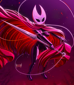anthro big_breasts biped black_body black_eyes breasts cloak clothing empty_eyes eyelashes female fingers footwear front_view high_heels holding_melee_weapon holding_object holding_weapon melee_weapon red_cloak red_clothing shoes solo standing thick_thighs thread weapon white_body wide_hips chazzychanz hollow_knight_(franchise) team_cherry hornet_(hollow_knight) arthropod insect 2025 hi_res
