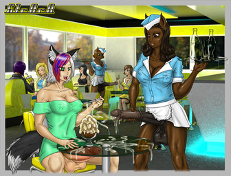 animal_genitalia animal_genitalia_on_humanoid animal_penis balls bare_shoulders big_breasts big_penis biped black_hair black_penis blonde_hair blue_eyes blue_hair bodily_fluids breasts brown_body brown_breasts brown_ears brown_eyes brown_hair brown_nose brown_penis brown_skin cleavage clothed clothing cum curly_hair cutlery dark_body dark_skin dessert diner equine_genitalia equine_penis erection eye_through_hair female food fully_clothed genital_fluids genitals glans green_eyes grey_hair group gynomorph gynomorph/gynomorph hair huge_penis ice_cream inner_ear_fluff intersex intersex/intersex kitchen_utensils multicolored_hair multicolored_penis nipple_outline no_underwear open_mouth penis pink_tongue public purple_hair red_hair restaurant saggy_balls skimpy spoon tail tan_body tan_breasts tan_skin teeth tongue tools translucent translucent_hair tuft two_tone_penis g1r0r0 ghost_in_the_shell major_motoko_kusanagi purgy animal_humanoid canid canid_humanoid canine canine_humanoid canis equid equid_humanoid equine equine_humanoid humanoid mammal mammal_humanoid unknown_species wolf wolf_humanoid digital_media_(artwork) source_request