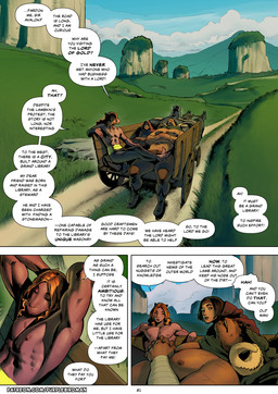 5_fingers anthro arm_scar arm_wraps athletic back_scar belt big_muscles black_hair brown_eyes building chest_scar clothed clothing curled_horn curly_hair detailed_background dialogue digtial_drawing_(artwork) eyebrows facial_hair facial_scar fantasy fingers green_eyes group hair hand_scar horn landscape landscape_background large_male leg_scar long_hair lying male mountain mountain_range muscular muscular_anthro muscular_arm muscular_male nipples on_back orange_hair red_body red_hair resting resting_on_partner scar sitting sitting_on_another slim slim_anthro slim_male speech_bubble text thick_eyebrows toned_anthro toned_male topless topless_anthro topless_male trio vehicle wagon wrapped_arms wraps yellow_belt purplebirdman mythology avalon_(purplebirdman) roshim_(purplebirdman) bovid caprine dragon human mammal mythological_creature mythological_scalie reptile scalie sheep snake 2024 better_version_at_paywall colored comic detailed digital_media_(artwork) english_text multiple_scenes shaded url
