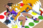 4_toes anthro blush breasts duo face_in_breasts feet female male male/female one_eye_closed toes kojiro-brushard archie_comics sega sonic_the_hedgehog_(archie) sonic_the_hedgehog_(comics) sonic_the_hedgehog_(series) twister miles_prower nicole_the_lynx canid canine felid feline fox lynx mammal 2022 hi_res