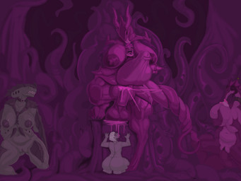 abdominal_bulge ahegao animal_genitalia animal_penis anthro autopenetration balls big_balls big_breasts big_butt big_nipples big_penis bodily_fluids breast_grab breasts butt chair collar colored_cum cum cum_in_mouth cum_inflation cum_inside drinking drinking_cum equine_genitalia equine_penis eyes_closed female furniture genital_fluids genitals group gynomorph hand_on_breast head_between_breasts head_lick horn huge_balls huge_penis inflation intersex intersex/female knot knotted_penis licking looking_pleasured masturbation nipple_fetish nipple_lick nipple_play nipples open_mouth open_smile penetration penis pink_cum slaanesh_mark smile tail tail_fetish tail_in_vagina tail_insertion tail_mouth tail_play tentacles throne throne_room tongue touching_breast unusual_anatomy unusual_bodily_fluids unusual_cum unusual_genital_fluids unusual_tail vaginal vaginal_penetration wide_hips furbo warhammer_(franchise) warhammer_40000 eternal_rose_(darkescape) sister_of_battle slaanesh chaos_daemon daemon_of_slaanesh daemonette_(warhammer) demon eldritch_being fiend_of_slaanesh tyranid tyranid_warrior hi_res
