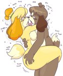 anthro anthro_on_anthro anthro_penetrated anthro_penetrating anthro_penetrating_anthro big_breasts big_butt blonde_hair blush bodily_fluids breasts brother_penetrating_sister brown_body brown_fur brown_hair butt duo female female_penetrated fur hair hand_on_butt intraspecies kissing leg_wrap looking_pleasured male male/female male_penetrating male_penetrating_female nude open_mouth penetration penile penile_penetration penis_in_pussy sex side_boob side_view simple_background stand_and_carry_position standing standing_sex tail thick_thighs tongue tongue_out vaginal vaginal_penetration wide_hips yellow_body yellow_fur qoolbunart animal_crossing nintendo digby_(animal_crossing) isabelle_(animal_crossing) canid canine canis domestic_dog mammal shih_tzu toy_dog digital_media_(artwork) hi_res brother_(lore) brother_and_sister_(lore) incest_(lore) sibling_(lore) sister_(lore) twincest_(lore) twins_(lore)