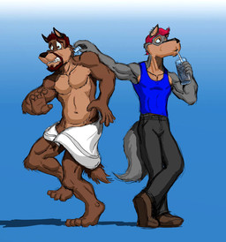 anthro chris codyvfrost duo gay ice male semi-nude ted towel vince_suzukawa
Rating: Questionable
Score: 1
User: Mapdark
Date: August 12, 2013