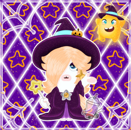 anthro bangs blonde_hair blue_eyes buckteeth clothed clothed_anthro clothed_female clothing dress duo ear_piercing featureless_crotch featureless_limbs female flying frown fur hair hair_over_eye hand_pawpads hat headgear headwear holding_object holding_wand holidays larger_anthro lidded_eyes light logo looking_at_viewer male mitten_hands noseless open_frown open_mouth open_smile outline pattern_background pawpads piercing purple_background purple_clothing purple_dress purple_eyelids purple_hat purple_headwear raised_hand red_tongue right-handed simple_background size_difference smaller_male smile standing star_ear_piercing tan_eyelids tan_pawpads teeth tongue wand white_body white_fur white_outline witch_costume witch_hat yellow_body yellow_skin slushysushi halloween mario_bros mario_plus_rabbids_sparks_of_hope nintendo raving_rabbids rayman_(series) ubisoft rabbid_rosalina starburst_(mario_plus_rabbids) lagomorph mammal rabbid spark_(mario_plus_rabbids) 2022 artist_logo colored crossover digital_drawing_(artwork) digital_media_(artwork) english_description hi_res lighting shaded