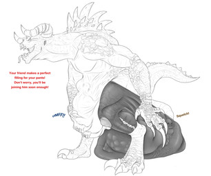 abdominal_bulge after_vore belly belly_rub big_belly bone bone_disposal bones_in_feces bulge casual_disposal casual_soiling cloth_ripping clothing corpse_disposal detailed_bulge devious_grin digestion digestion_implied disposal excessive_feces fangs fatal fatal_vore feces feral feral_pred grin hand_on_belly hard_feces human_prey hyper hyper_feces hyper_feces_pile hyper_soiling implied_fatal intentional_soiling larger_pred leaning leaning_backward male male_pred mocking muffled multiple_prey oral_vore pooping prey_outline raised_tail sadism sagging_belly scat_disposal size_difference skull skull_bulge smile snuff soiling soiling_bottomwear soiling_clothing soiling_pants soiling_underwear solo spread_legs spreading squelching squirming struggling struggling_prey tail tailbutt taunting tearing_clothing teasing teeth text tight_belly tongue tongue_out torn_clothing vore conditional_dnp samagthrav2 fallout microsoft abel_(deathclaw) deathclaw human mammal scalie absurd_res english_text hi_res
