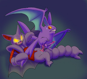 anal anal_penetration anus arachnid arthropod balls barefoot bat crobat cum cum_in_ass cum_inside cum_on_penis cum_on_stomach duo erection feral gay gliscor glowing_eyes hybrid interspecies male monsterblender nintendo nude open_mouth penetration penis pokémon red_eyes scorpion sex size_difference vein video_games wings yellow_eyes
Rating: Explicit
Score: 5
User: FatherOfGray
Date: January 19, 2014