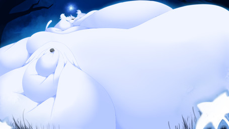 anthro belly big_belly big_butt big_cheeks black_sclera butt chubby_cheeks duo grey_hooves grey_nose hooves huge_belly huge_butt huge_cheeks huge_thighs hyper hyper_belly hyper_butt hyper_cheeks hyper_thighs immobile male morbidly_obese morbidly_obese_anthro morbidly_obese_male night obese obese_anthro obese_male open_mouth outside overweight overweight_anthro overweight_male plant red_mouth tail thick_thighs tree weight_gain white_body white_ears white_eyes white_tail shweetmagnet microsoft ori_(series) xbox_game_studios ori_(ori) sein_(ori) guardian_spirit 16:9 2025 absurd_res colored digital_media_(artwork) hi_res shaded widescreen