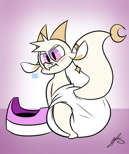 anthro clothed clothing diaper diaper_only diaper_use feces looking_at_viewer pooping potty potty_chair simple_background soiled_diaper soiling soiling_diaper solo tail topless unclean_diaper used_diaper wearing_diaper liljdude chikn_nuggit mythology fwench_fwy_(chikn_nuggit) dragon mythological_creature mythological_scalie scalie digital_media_(artwork) hi_res nonbinary_(lore)