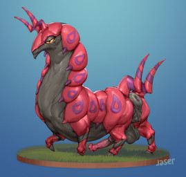 animal_genitalia animal_penis animal_vulva anus balls big_anus big_balls equine_anus equine_genitalia equine_penis equine_vulva exoskeleton feral flared_penis genitals herm huge_anus intersex medial_ring penis plump_labia puffy_anus solo vulva laser_(artist) nintendo pokemon generation_5_pokemon pokemon_(species) scolipede hi_res