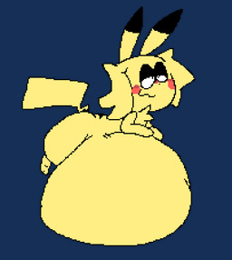 :3 ambiguous_anthro ambiguous_gender ambiguous_pred anthro anthro_pred belly big_belly black_ear_tips black_eyelids black_markings black_nose black_stripes blinking bloated blonde_hair blush blush_lines bottom_heavy cheek_spots chest_tuft closed_smile cross-eyed dipstick_ears dot_nose ear_flick ear_markings ears_up featureless_hands feet fully_inside fur hair half-closed_eyes head_tuft huge_belly lidded_eyes lightning_tail markings monotone_arms monotone_hair monotone_hands mouth_closed multicolored_ears narrowed_eyes same_size_vore satisfied satisfied_look semi-anthro side_mouth side_view simple_background small_feet smile soft_vore solo striped_back stripes struggling struggling_prey transparent_background tuft two_tone_ears unseen_prey vore wavy_mouth wavy_smile wide_hips yellow_arms yellow_body yellow_ears yellow_face yellow_feet yellow_fur yellow_hands yellow_legs yellow_tuft meatcanister nintendo pokemon daniel_(meatcanister) generation_1_pokemon mammal pikachu pokemon_(species) rodent 2025 alpha_channel animated digital_media_(artwork) english_description frame_by_frame full-length_portrait pixel_(artwork) pixel_animation portrait male_(lore)